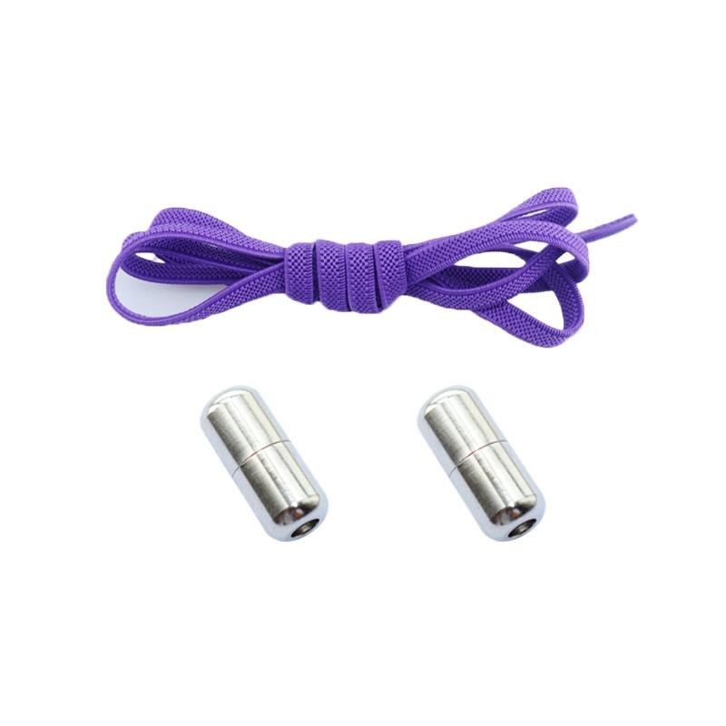 Шнурки без завязок с металлическим замком – плоские эластичные шнурки для кроссовок для взрослых, быстрозатягивающиеся шнурки для ленивых дней