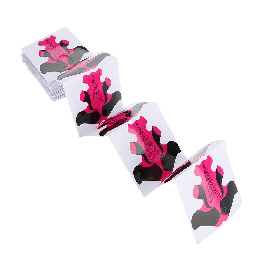 100 шт. Формы для наращивания ногтей УФ-бумага для наращивания ногтей Аксессуары для дизайна ногтей
