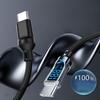 Цифровой дисплей Кабель Type C на C PD Быстрая зарядка USB C Дата-кабель Совместим с iPhone 15 16 Samsung Huawei Планшет