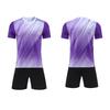 Kids Adult Soccer Jersey Set Short Sleeve Training Uniforms Multi-color Customizable