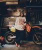 PHYPS MOTORCYCLE Синяя кепка-тракер Honda Vtg