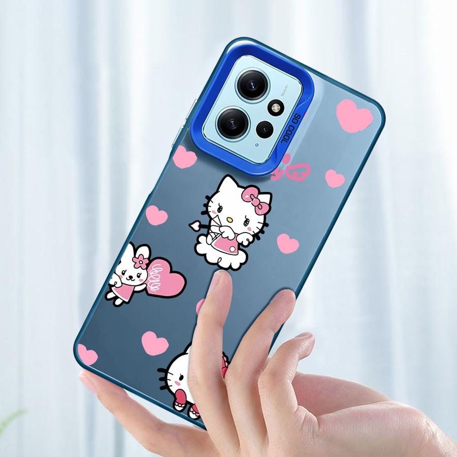 Soft Shell Phone Case for Xiaomi Redmi Note 14 13 Pro Plus 13 12 11 Pro 12s 10Lite 9s 10s 11s Cute Cartoon Hellos Kitty