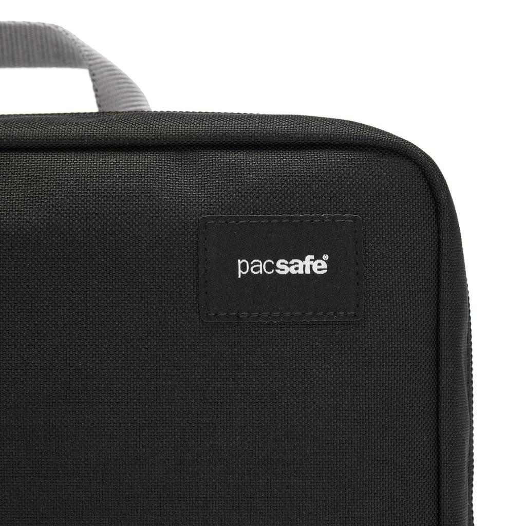 Блокирующая RFID-сигнал сумка для снаряжения Pacsafe, цвет Jet Black, один размер, сумка для снаряжения Pacsafe Rfidsafe™ с блокировкой RFID-сигнала.