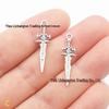 Ретро Готический Меч Кинжал Подвеска DIY Сплав Ювелирный Аксессуар