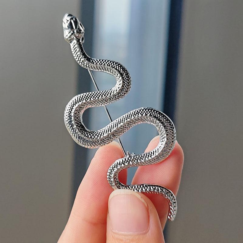 Popular Snake Brooch, Personalized Boa Badge, Men'S Suit Collar Pin And Women'S Coat Decorative Pin