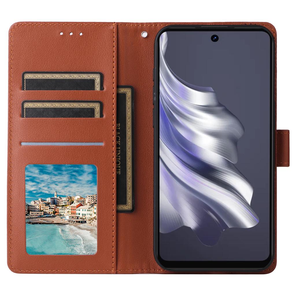 For TECNO Spark 20 Case Wallet Stand View PU Leather Phone Cover