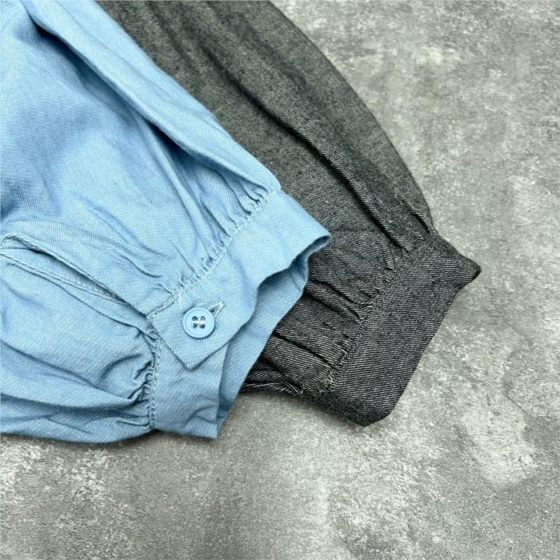 Johnature Японские платья-кардиганы с воротником-стойкой, осенние свободные платья А-силуэта, повседневные, с длинным рукавом, простые женские платья