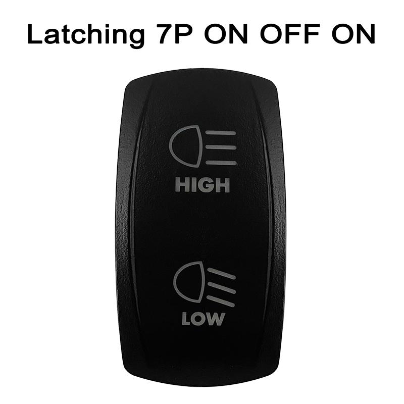 CUSTOM Dual RED Led Laser Etched Rocker Switch ON-OFF ON-OFF-ON (SPST DPDT) for ARB/Carling/NARVA 4x4 Caravan Accessories SUV