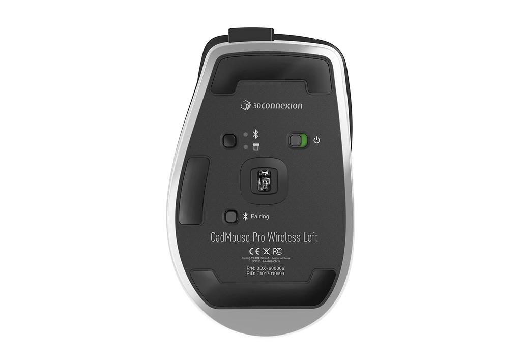 3Dconnexion 3DX-700117 CadMouse Pro Wireless Left USB-C CMPWL Left-Handed Mouse