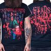 Футболка с принтом Cannibal Corpse Мужская Оверсайз Уличный Стиль Y2k Короткий рукав Европейский Стиль Хэви-метал Дэт-метал Свободная Футболка Хлопок Женская Мужская Одежда