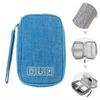 Cable Storage Bag Waterproof Digital Electronic Organizer Portable USB Data Line Charger Plug Storage Bag Travel Cable Organizer