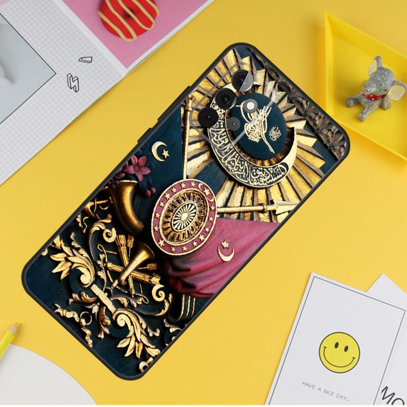 Герб Османской империи для Samsung Galaxy A14 A34 A54 A12 A32 A52 A51 A71 A53 A33 A13 A15 A25 A35 A55 чехол для телефона