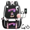 Harajuku Simple and Versatile Junior High School Student Schoolbag Female Lightweight Large-capacity Junior High School Student Backpack
