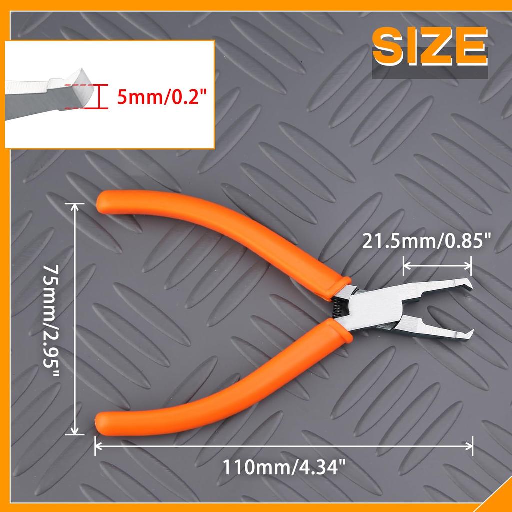 SPEEDWOX 110mm Plastic End Straight Precision End Nippers for Printed Circuit Miniature End Angle for Professional Hobbies Nippers, Small, Powerful,