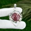 Серебро 925 пробы Тулит Камень Помолвочный Безель Мама Элегантный День рождения Модный Кулон