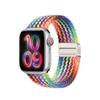 Magnetic Nylon Strap Adjustable Buckle for Apple Watch Strap Ultra2 49mm 45mm 44mm 41mm 40mm 38mm Band for Apple Watch Band iWatch 9 8 7 6 5 4 3 2 SE