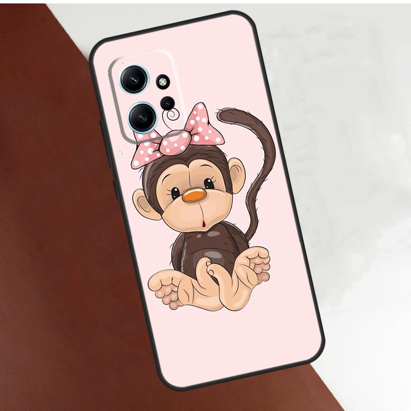 Чехол с обезьяной, гориллой, обезьяной, ребенком Для Xiaomi Redmi Note 12 11 10 8 9 Pro 12S 11S 10S 9S Чехол Для Redmi 12 9C 10C 12C
