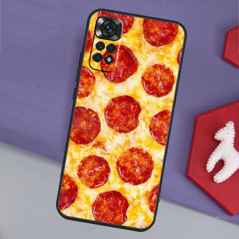 Pizza Food Bacon Cheese Funda For Xiaomi Redmi Note 14 13 Pro 12 11 9 10 9S 10S 11S 12S Redmi 14C 10C 12C 13C Case