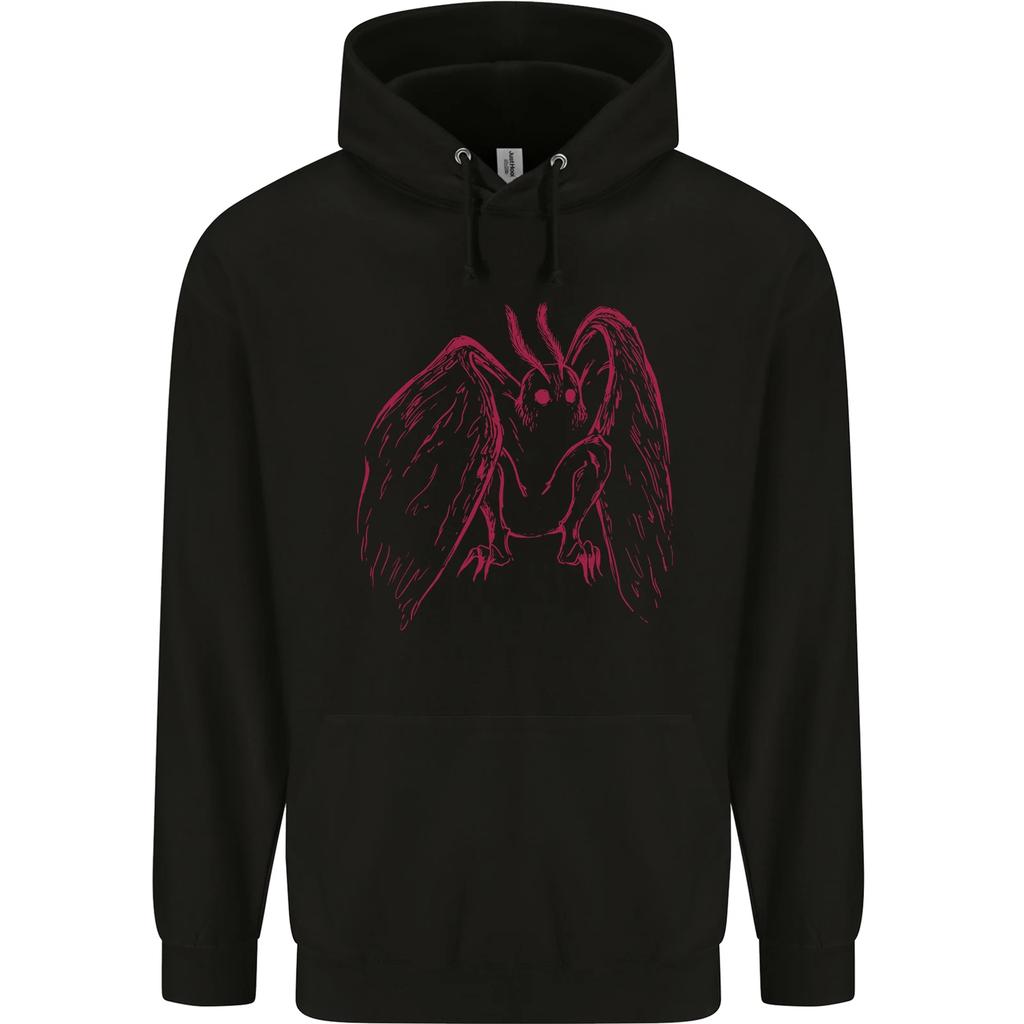 Red Mothman hoodie-Casual Pullover Sweatshirt