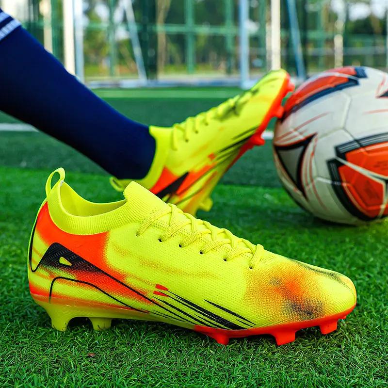 Fashion Brand Fashion Soccer Cleats Men Women Original Professional Futsal Sneakers Men Long Spikes Football Sports Shoes Men Trainers