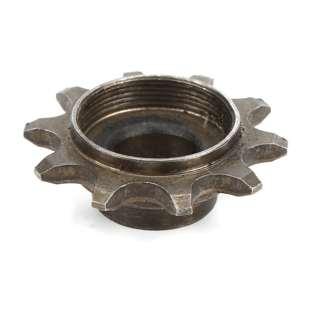 Front Sprocket Cog 10T Teeth Iron Alloy for 48cc 80cc 2 Stroke Motorized Bicycle 415 Chain