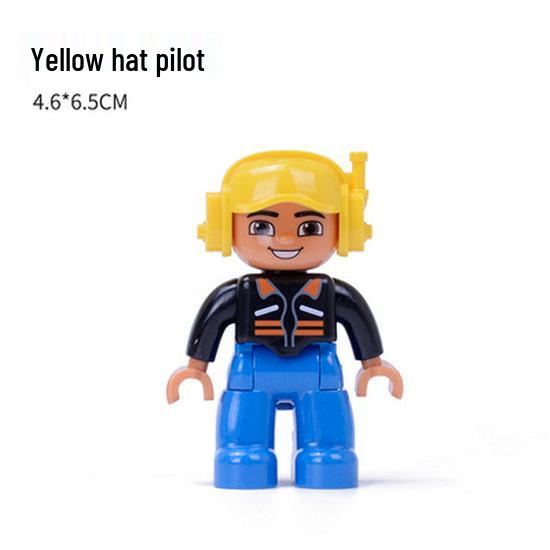 Совместимо с LEGO Duplo: Крупные блоки, Аксессуары, Фигурки, Минифигурки, Куклы, Персонажи и Профессиональные роли (например, Полиция)