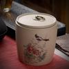 Ceramic Sealed Pot 280g Tea Storage Tank with Lid Tea Pot Household Storage Box Decoration Handicraft Home Decoration Modern