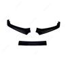 3Pcs Car Front Bumper Lip Spoiler Splitter Diffuser For Subaru BRZ 2013 2014 2015 2016 ABS Gloss Black Bodykits Tuning