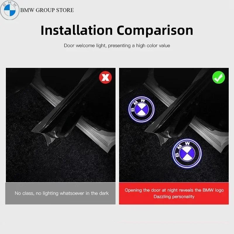 BMW ГРУППА 2/4 шт. Автомобильные светодиодные HD-подсветки дверей 'Добро пожаловать' Для BMW 1 серии F40 / 3 серии G20 G21 / 8 серии G29 Z4 / M4 M G02 M8 X7 G07