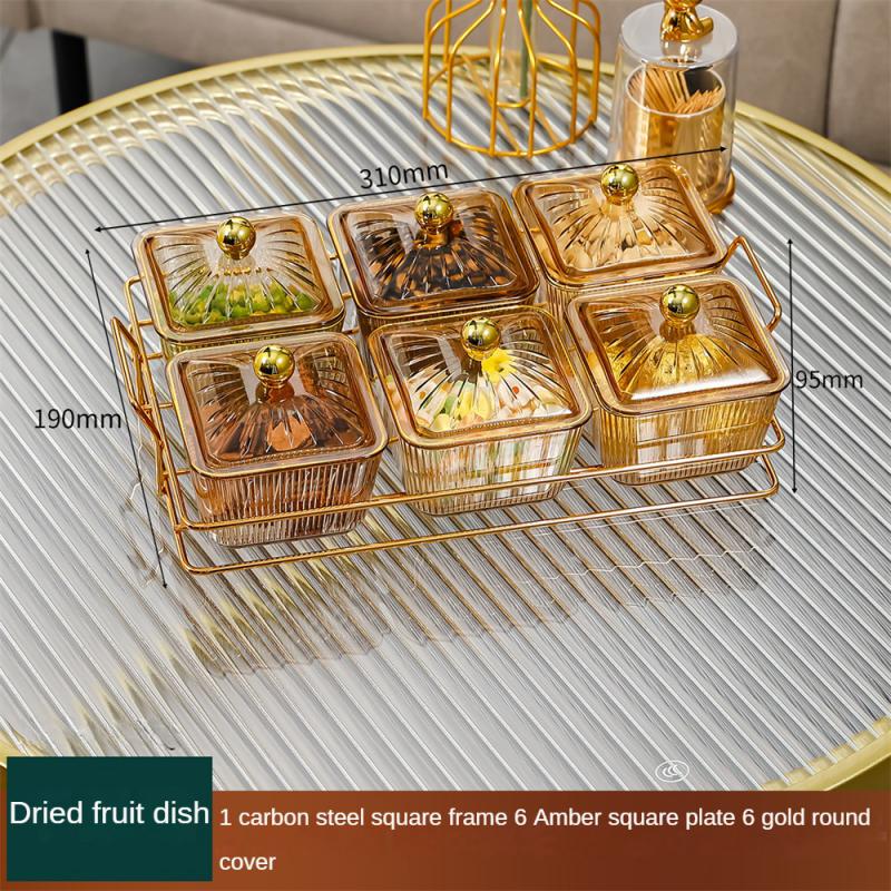 Поднос для сервировки закусок из скандинавских фруктов Поднос для сухофруктов Банка для печенья Контейнер для хранения Поднос для сервировки свадебных орехов