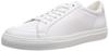 Leather Sneakers In White Cm [Pantofora d'Oro] (made Italy) PDO-TSL20_TSL20 25.5
