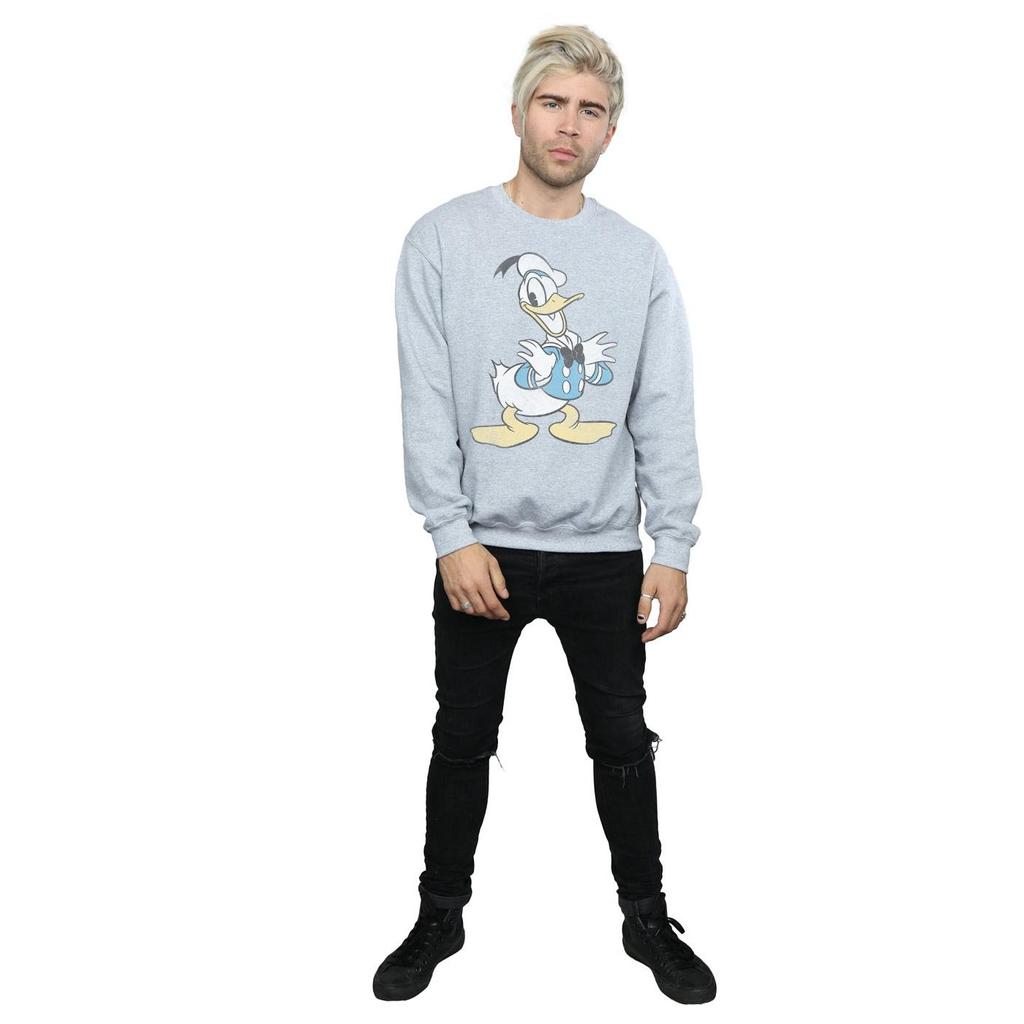 Disney Mens Donald Duck Posing Sweatshirt