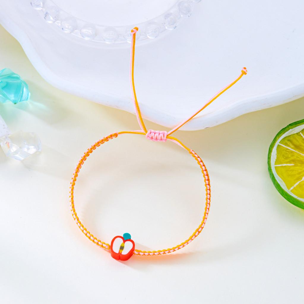Summer Fruit Bracelet With Handmade Soft Clay For Women And Friendship Gifts