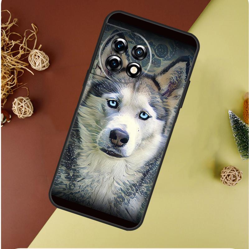 Хаски Ездовая собака Для OnePlus Nord CE 4 3 2 Lite N20 N30 9 10 Pro 8T 9RT 10T 10R 13R 12R 11 12 13 Чехол для телефона