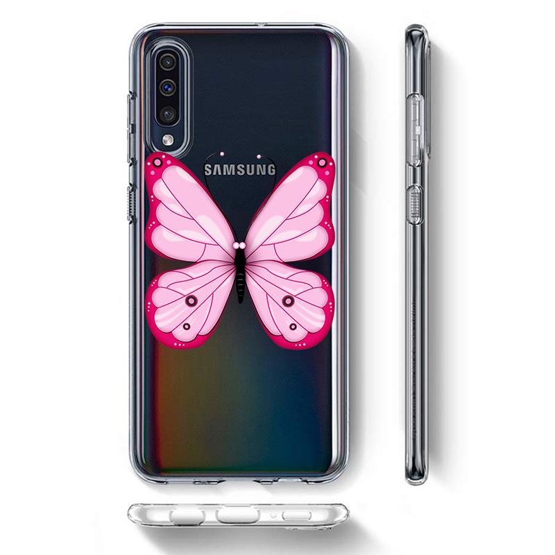 Красивая бабочка для Samsung Galaxy A90 A80 A70 A60 A50 A40 A30 A20S A20E A10 A10E A10S S8 S7 S6 Edge чехол для телефона