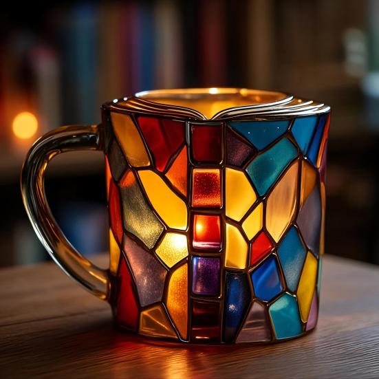 Кружка-книга с 3D-росписью Yousheng для горячих и холодных напитков 300 мл, штабелируемая чашка-книга, подарки для читателей, писателей, библиотекарей