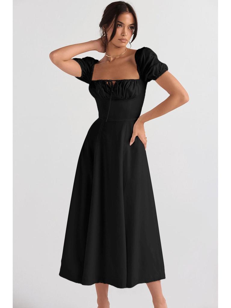 2026 Элегантное французское летнее платье-слинг высокого класса для женщин