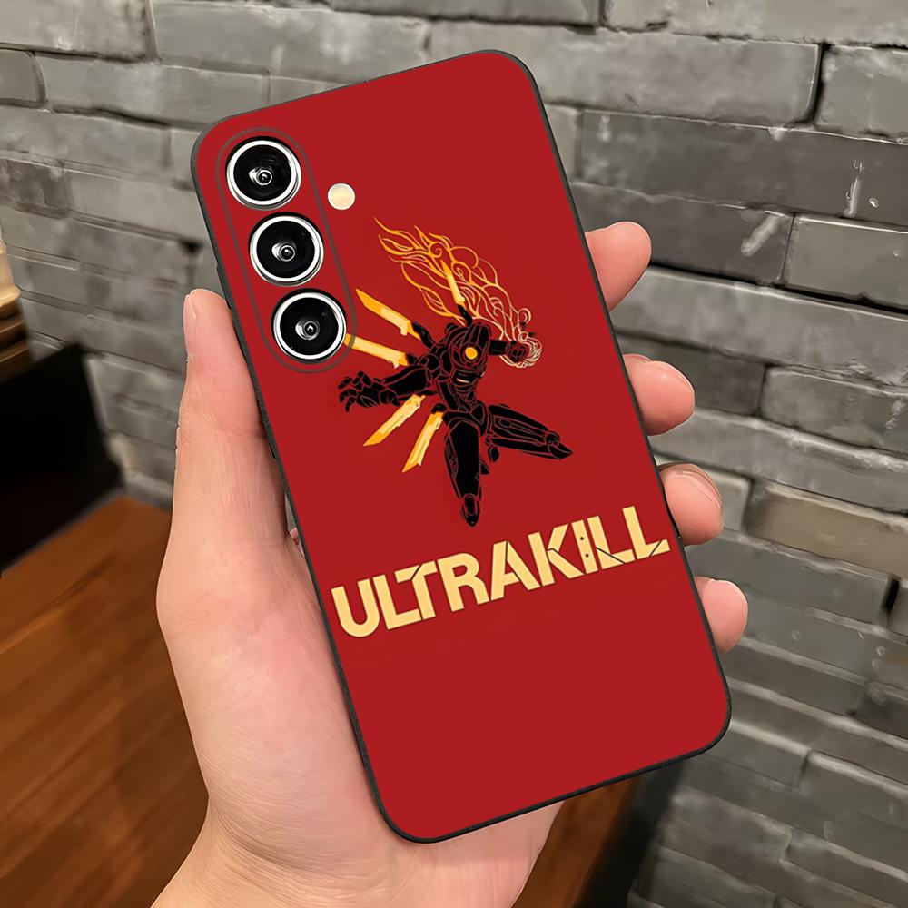 ГОРЯЧИЙ ЧЕХОЛ ДЛЯ ТЕЛЕФОНА ИЗ ИГРЫ ULTRAKILL Для Samsung A25 A13 A33 5G A54 A36 A35 A56 A52 A14 Ударопрочный Мягкий Чехол