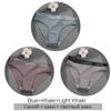 FINETOO 3Pcs/Set Women's Underwear Cotton Panties Sexy Knickers Female Underpants Solid Color Briefs Intimates Women Lingerie M-2XL