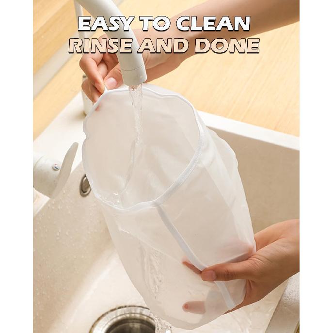Cheesecloth for Straining, Nut Milk Bag, Organic Cheese Cloths, Reble Fine Mesh Strainers for Almond Milk, Yogurt, Coffee, Cheese making, Juice, and