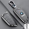 Leather Car Key Case Cover Metal Protect Shell For BMW 1 3 5 7 Series X1 X3 X5 X7 F15 F16 E53 E70 E39 F10 F30 G30 G20 Keychain bzdf48 pdgv2