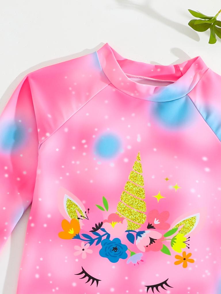 2 шт. детские купальники с принтом для девочек, пляжные наряды, топы с принтом из мультфильмов, пляжные купальники, купальные костюмы