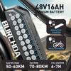 BURCHDA RX02 1500 Вт 80 км Электрический горный велосипед 26" 48 В 16 Ач Литиевая батарея Широкая покрышка Электровелосипед Для взрослых