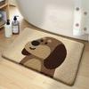 Дверь в ванную комнату впитывающий мультяшный имитация кашемира коврик для туалета коврик для двери туалета противоскользящий коврик для пола