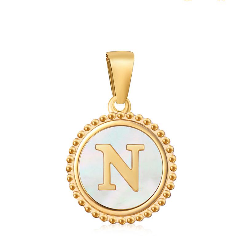 New 18K stainless steel pendant trend necklace niche design classic hot-selling explosion