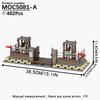 MOOXI WW2 Modern Military Architecture MOC Model Bricks DIY Diorama Adult Children Toy Building Blocks Set Montessori Gift Model