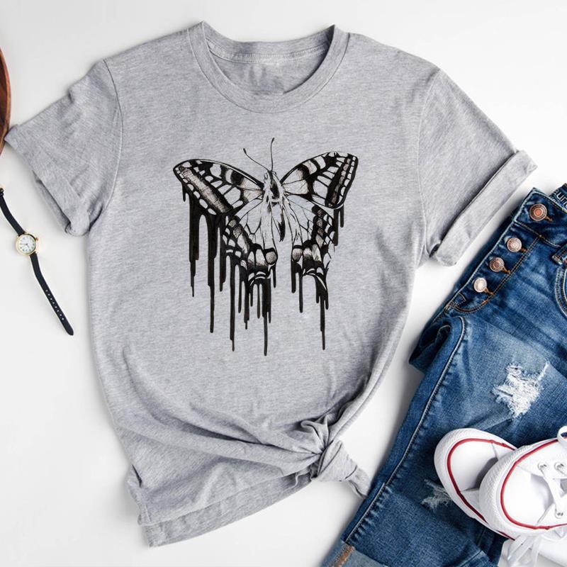 (Азиатский размер)Женская футболка с принтом, модная футболка с милой пандой, милый стиль, женская женская одежда с графическим рисунком, повседневная футболка с коротким рукавом