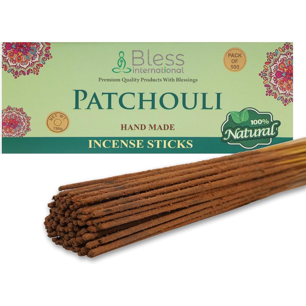 Благовония-Bless-Patchouli-Incense-Sticks 100%-Natural-Handmade-Hand-Omocked-Organic-Free-Chemicals-for-Purification-Relaxation-Positivity