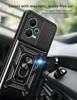 Armor Phone Case For Redmi Note 12 Pro Plus Turbo 13 K70 A3 13C 12S 4G 5G Slide Camera Lens Protection Car Holder Stand Cover