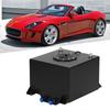 5 Gallon Universal Aluminum Fuel Cell Gas Tank Black Practical Auto Car Accessory